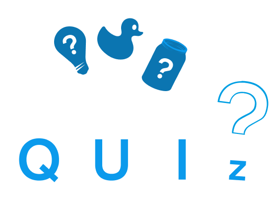 Immagine di cestini A2A con la scritta QUIZ?